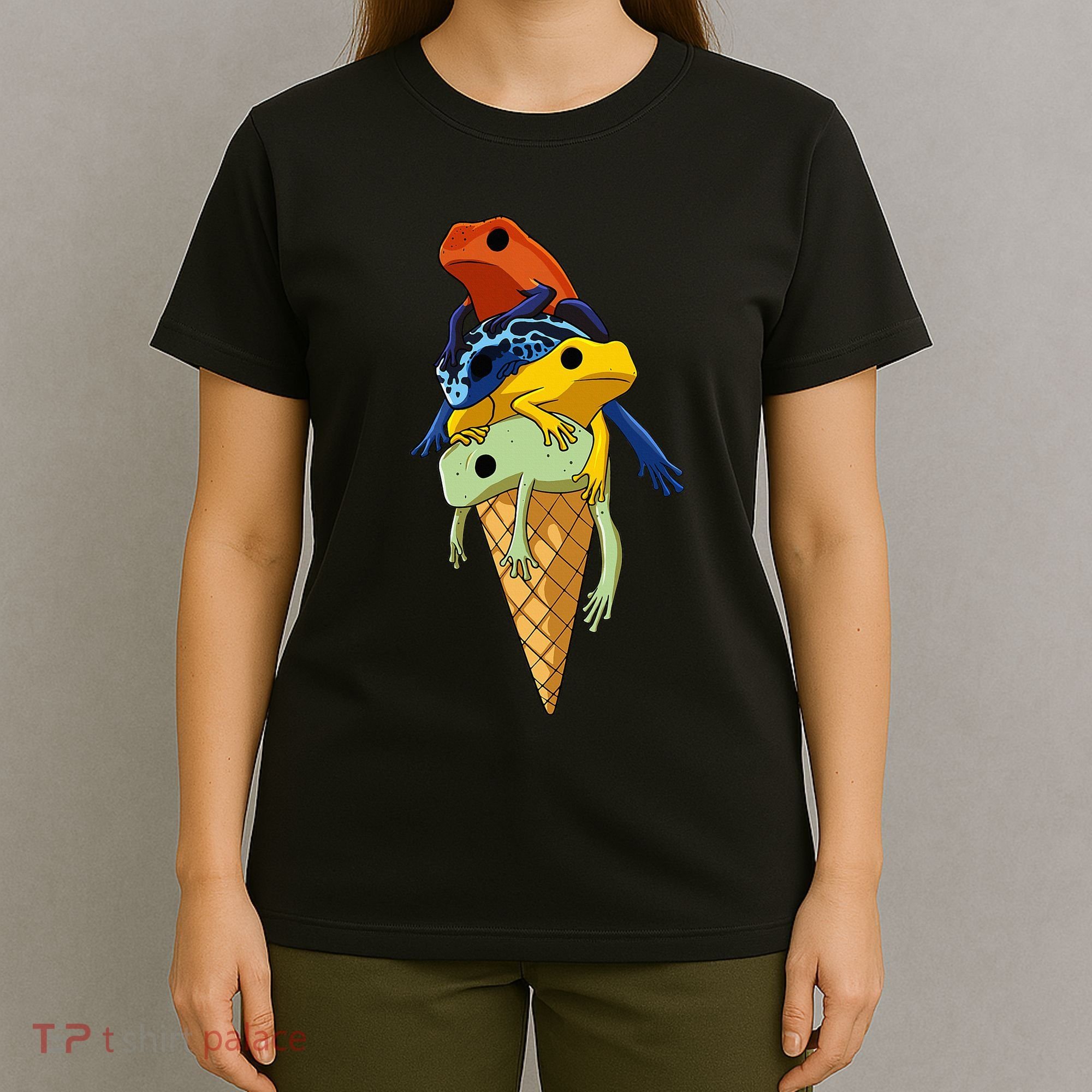 P.O.I.S.O.N Dart Frogs Ice Cream T-Shirt