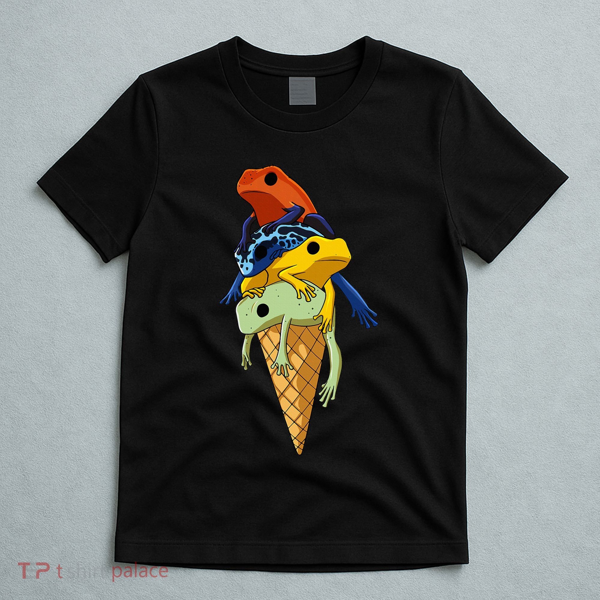 P.O.I.S.O.N Dart Frogs Ice Cream T-Shirt