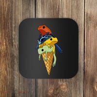 P.O.I.S.O.N Dart Frogs Ice Cream Coaster thumb 0