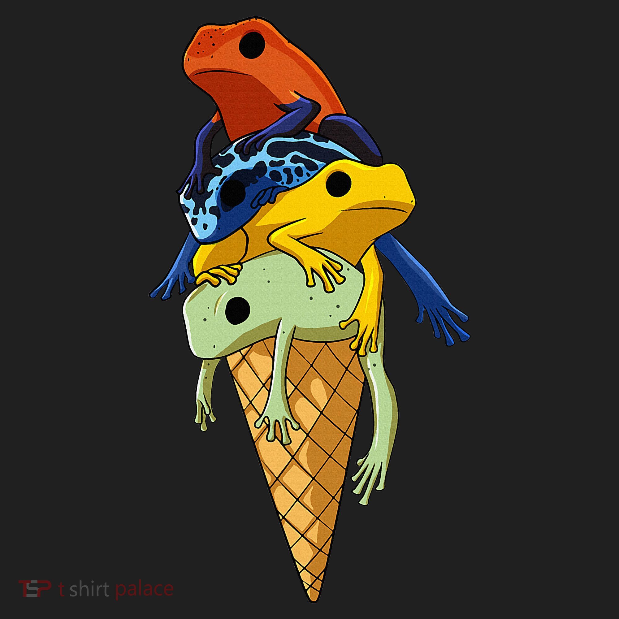 P.O.I.S.O.N Dart Frogs Ice Cream Hat