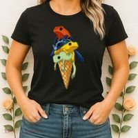 P.O.I.S.O.N Dart Frogs Ice Cream Women's T-Shirt thumb 2