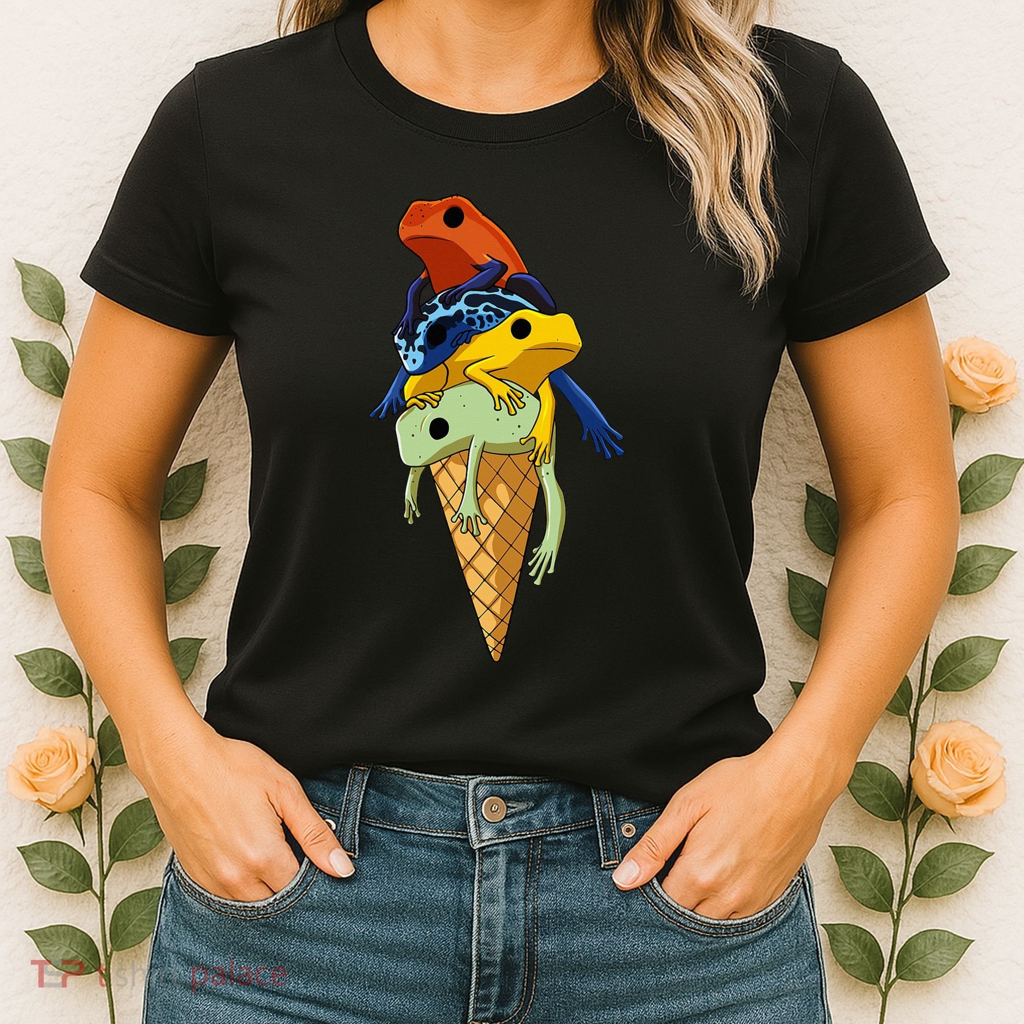 P.O.I.S.O.N Dart Frogs Ice Cream Women's T-Shirt