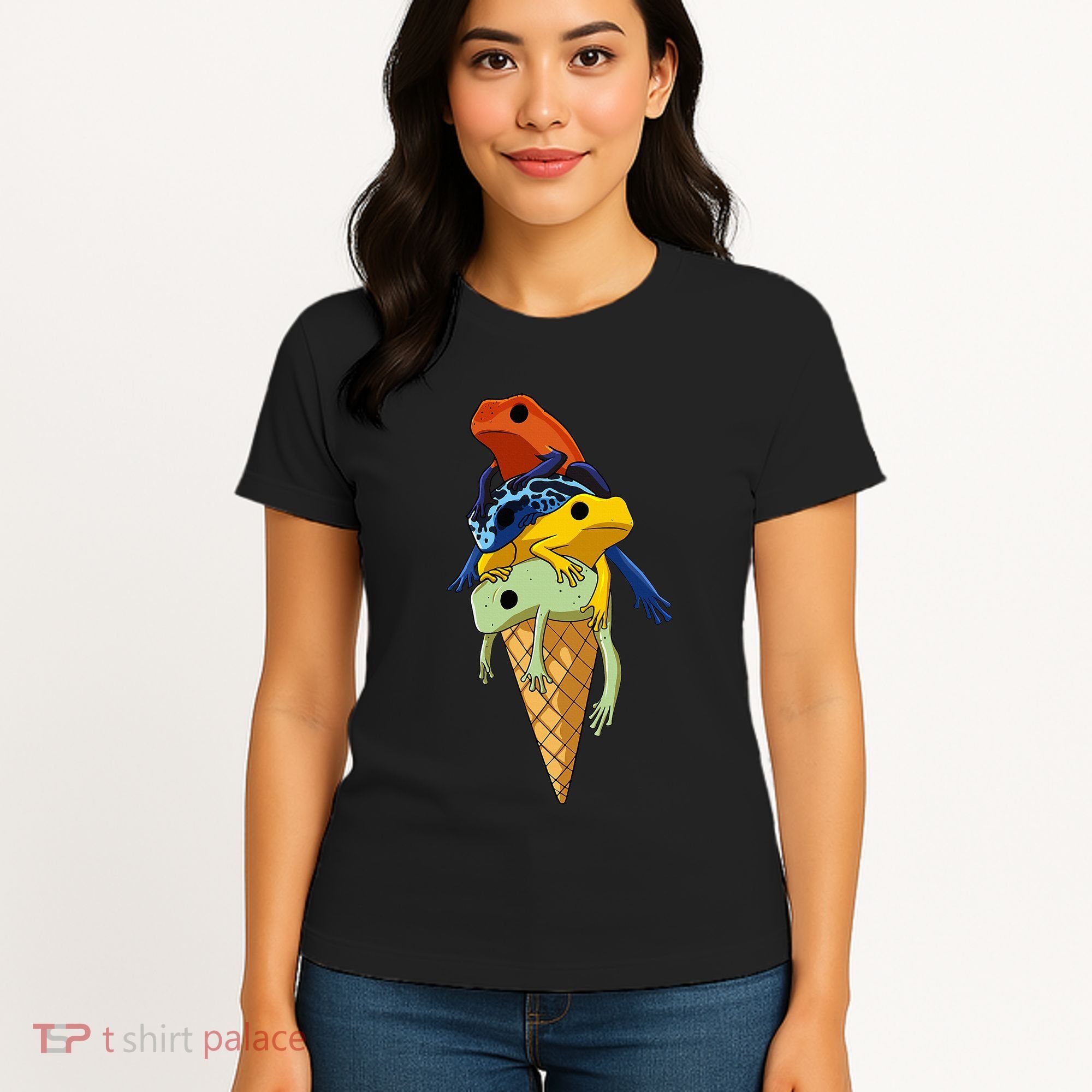 P.O.I.S.O.N Dart Frogs Ice Cream Women's T-Shirt