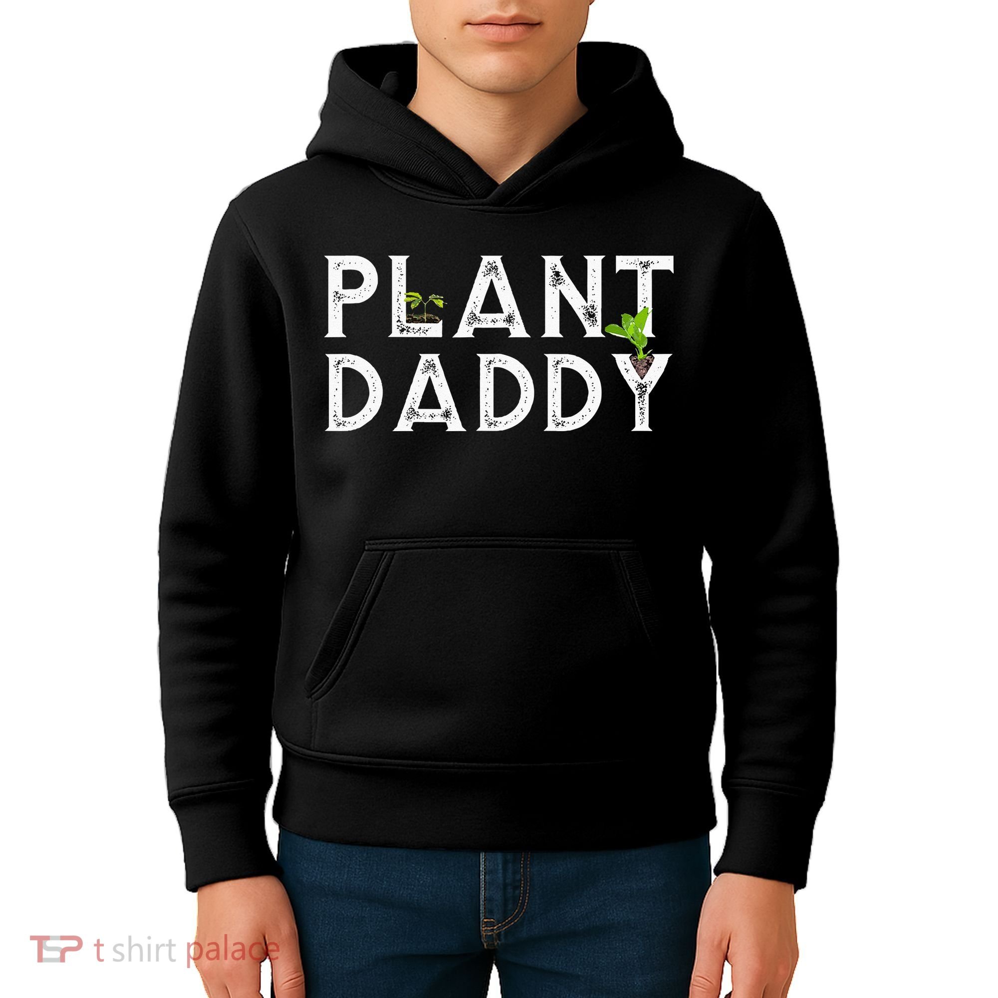 Plant Daddy Funny Landscaping Gardening Or Mowing Kids Hoodie