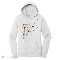 Papillon Dogs Flower Fly Dandelion Dog Mama Dog Lover Women's Hoodie thumb 0
