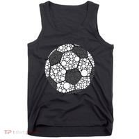 Polka Dot Football Soccer Lover Happy Dot Day Sport Ball Tank Top thumb 0