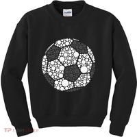 Polka Dot Football Soccer Lover Happy Dot Day Sport Ball Kids Sweatshirt thumb 0