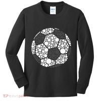 Polka Dot Football Soccer Lover Happy Dot Day Sport Ball Kids Long Sleeve Shirt thumb 0