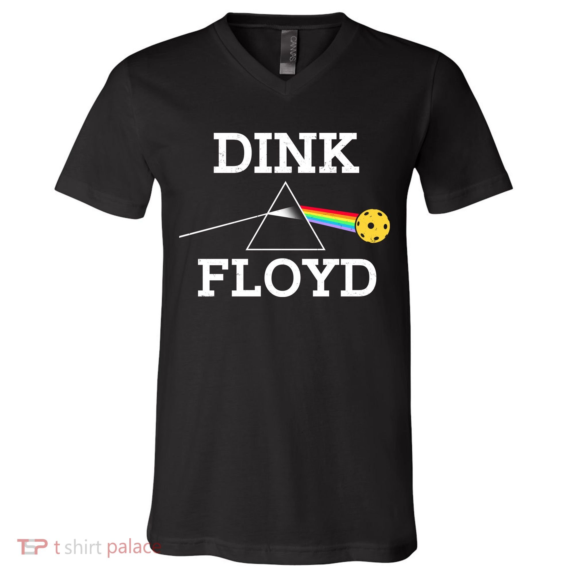 Pickleball Dink Floyd V-Neck T-Shirt
