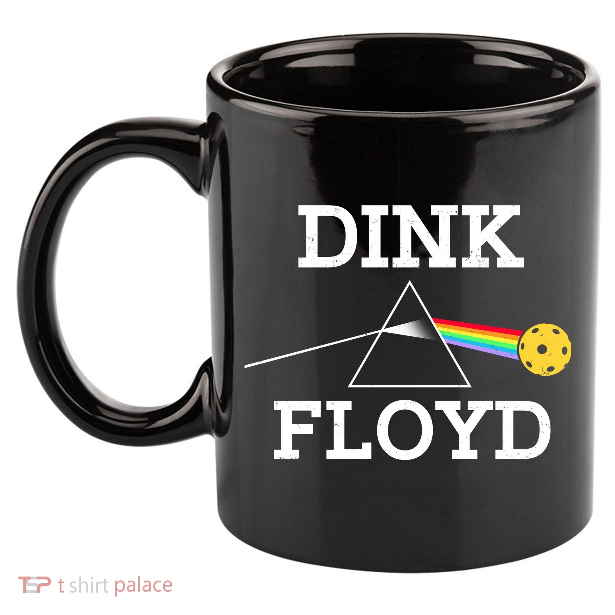 Pickleball Dink Floyd 11oz C Handle Ceramic Mug