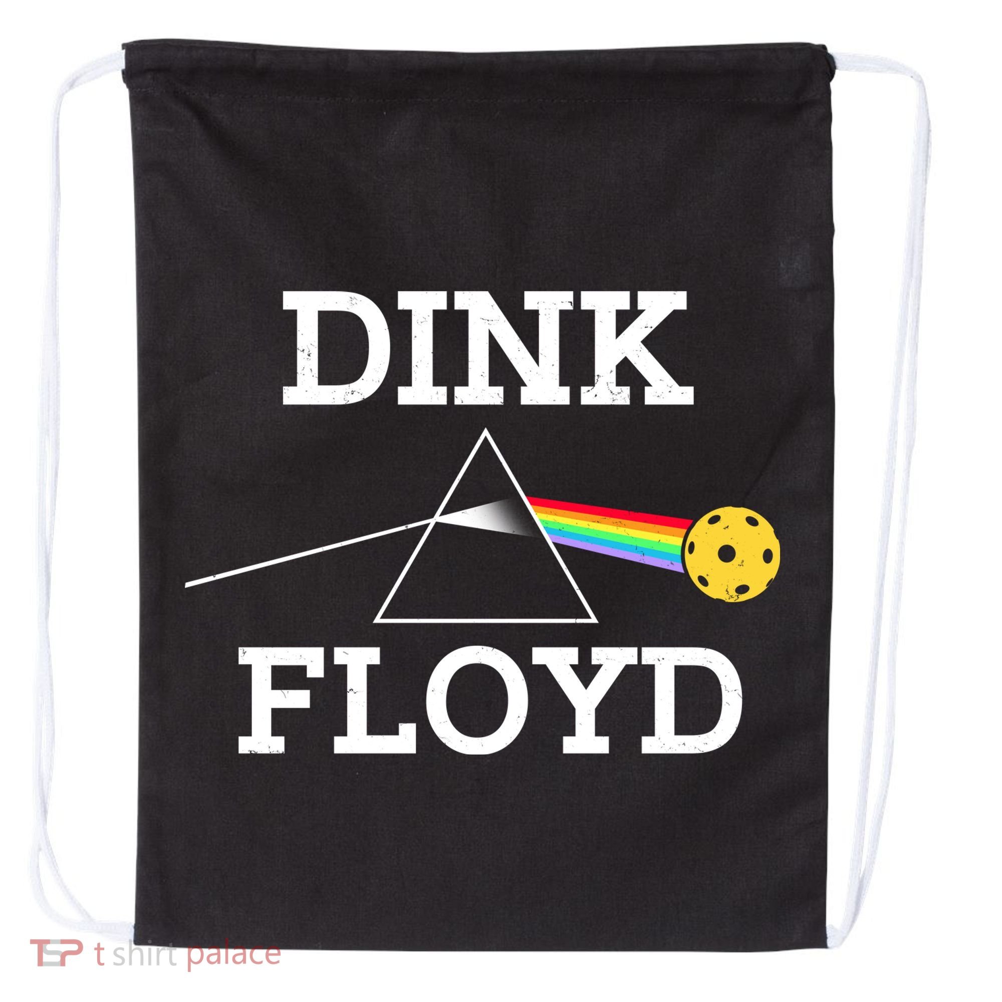 Pickleball Dink Floyd Drawstring Bag