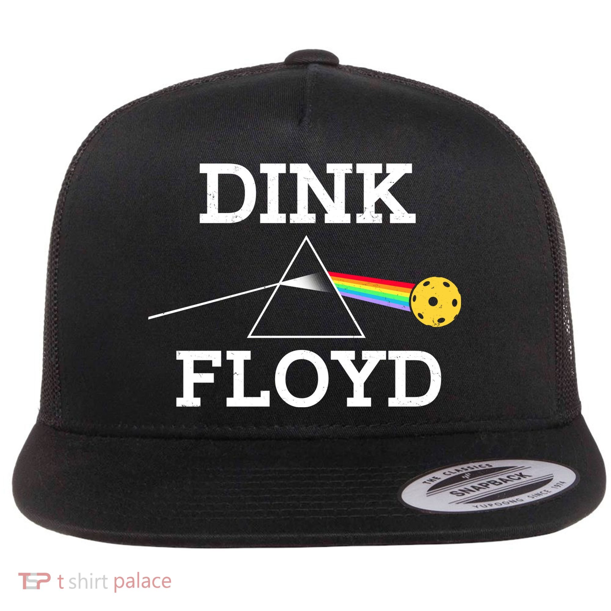 Pickleball Dink Floyd Flat Bill Trucker Hat