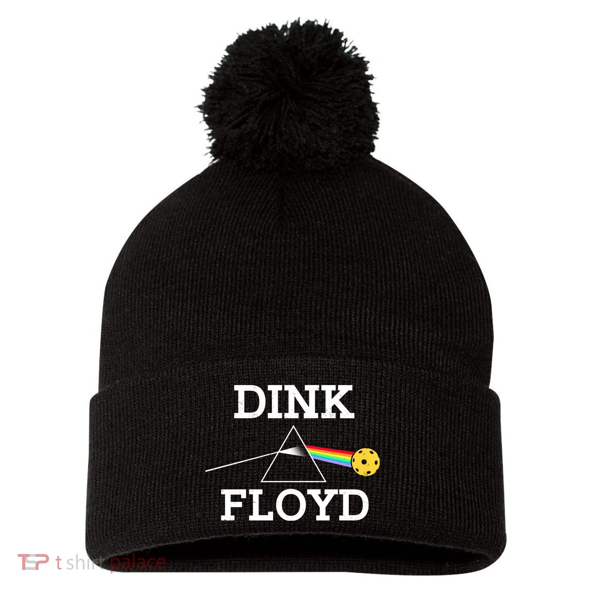 Pickleball Dink Floyd Pom Pom 12in Knit Beanie
