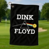 Pickleball Dink Floyd Golf Towel thumb 1