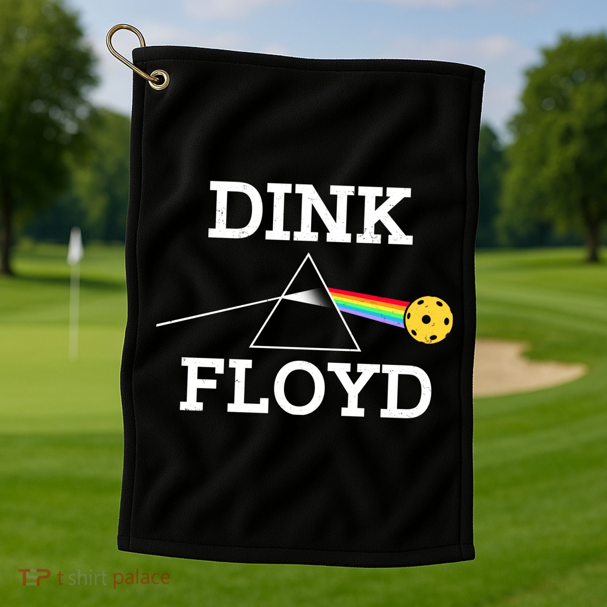 Pickleball Dink Floyd Golf Towel