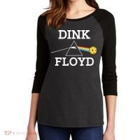 Pickleball Dink Floyd Women's Tri-Blend 3/4-Sleeve Raglan Shirt thumb 2