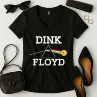 Pickleball Dink Floyd Women's V-Neck T-Shirt thumb 2