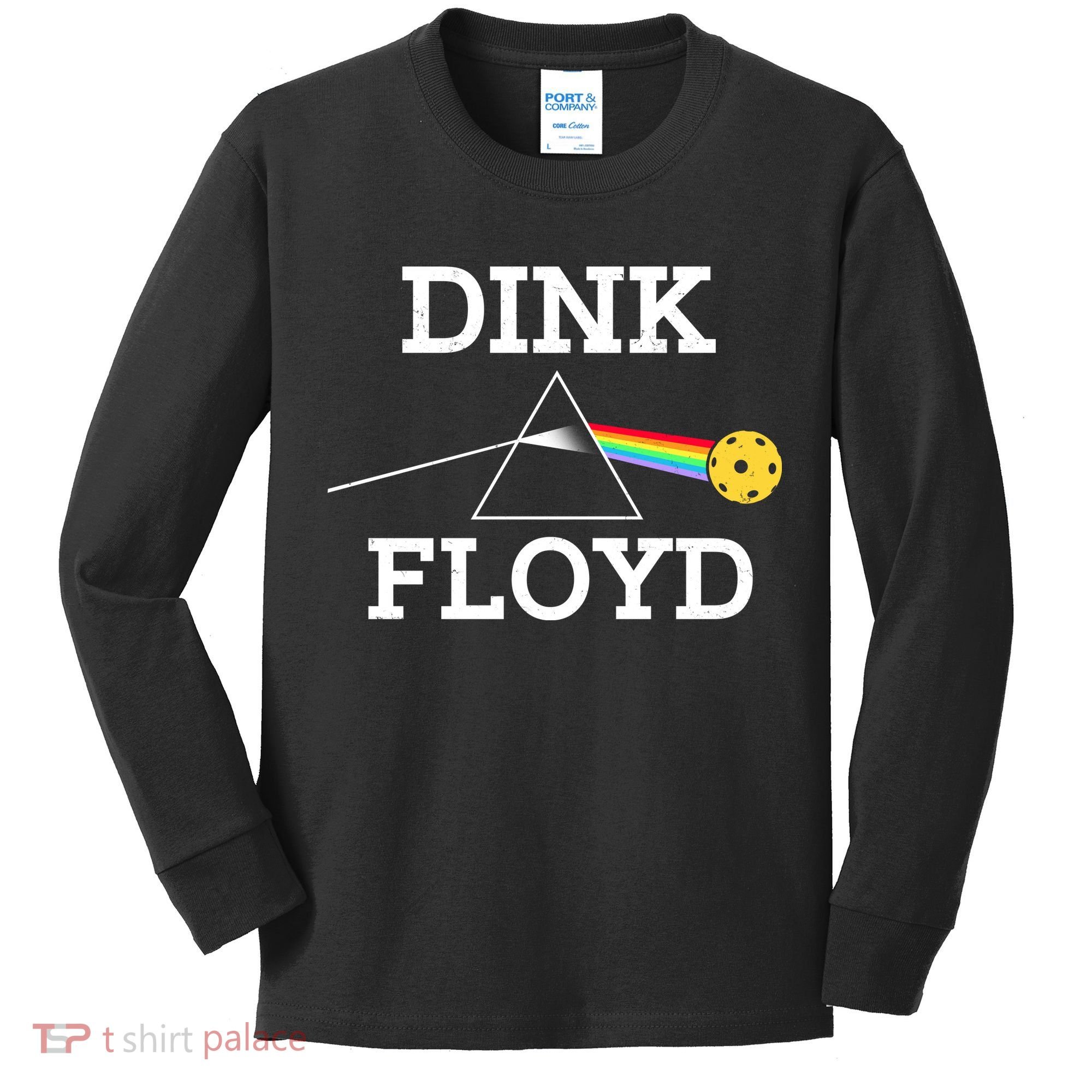 Pickleball Dink Floyd Kids Long Sleeve Shirt