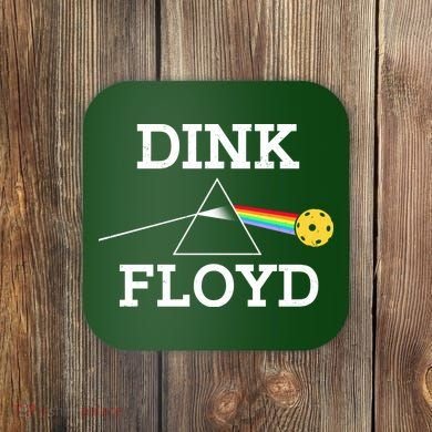 Pickleball Dink Floyd Coaster