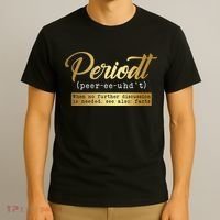 Periodt Definition Funny Black History Month Melanin Pride T-Shirt thumb 3