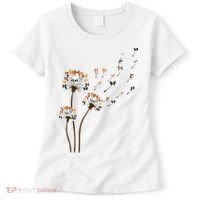 Papillon Dogs Flower Fly Dandelion Dog Mama Dog Lover Women's T-Shirt thumb 0