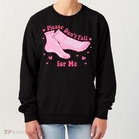 Please Dont Fall For Me Funny Nurse Valentine Women's Sweatshirt thumb 0
