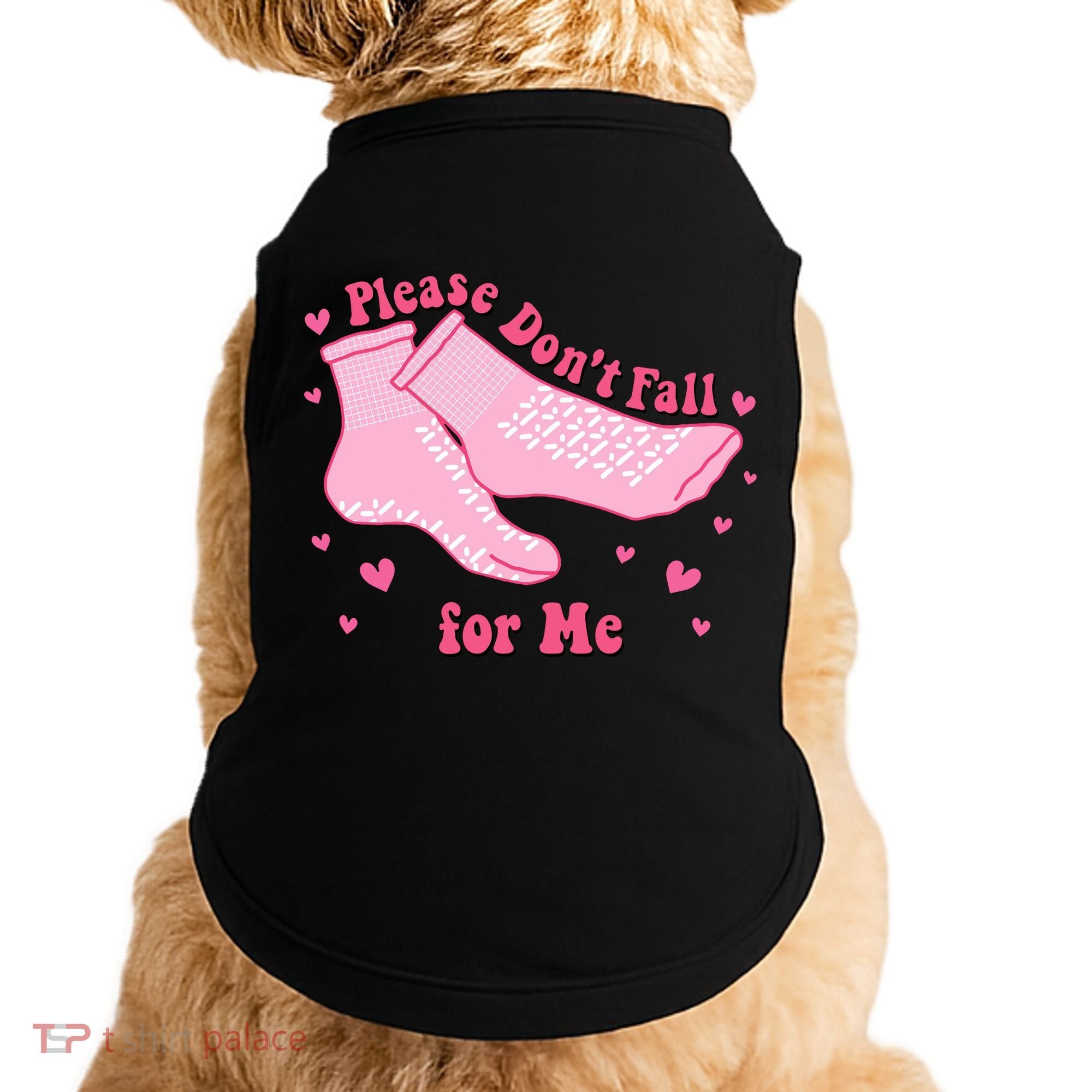 Please Dont Fall For Me Funny Nurse Valentine Doggie Tank