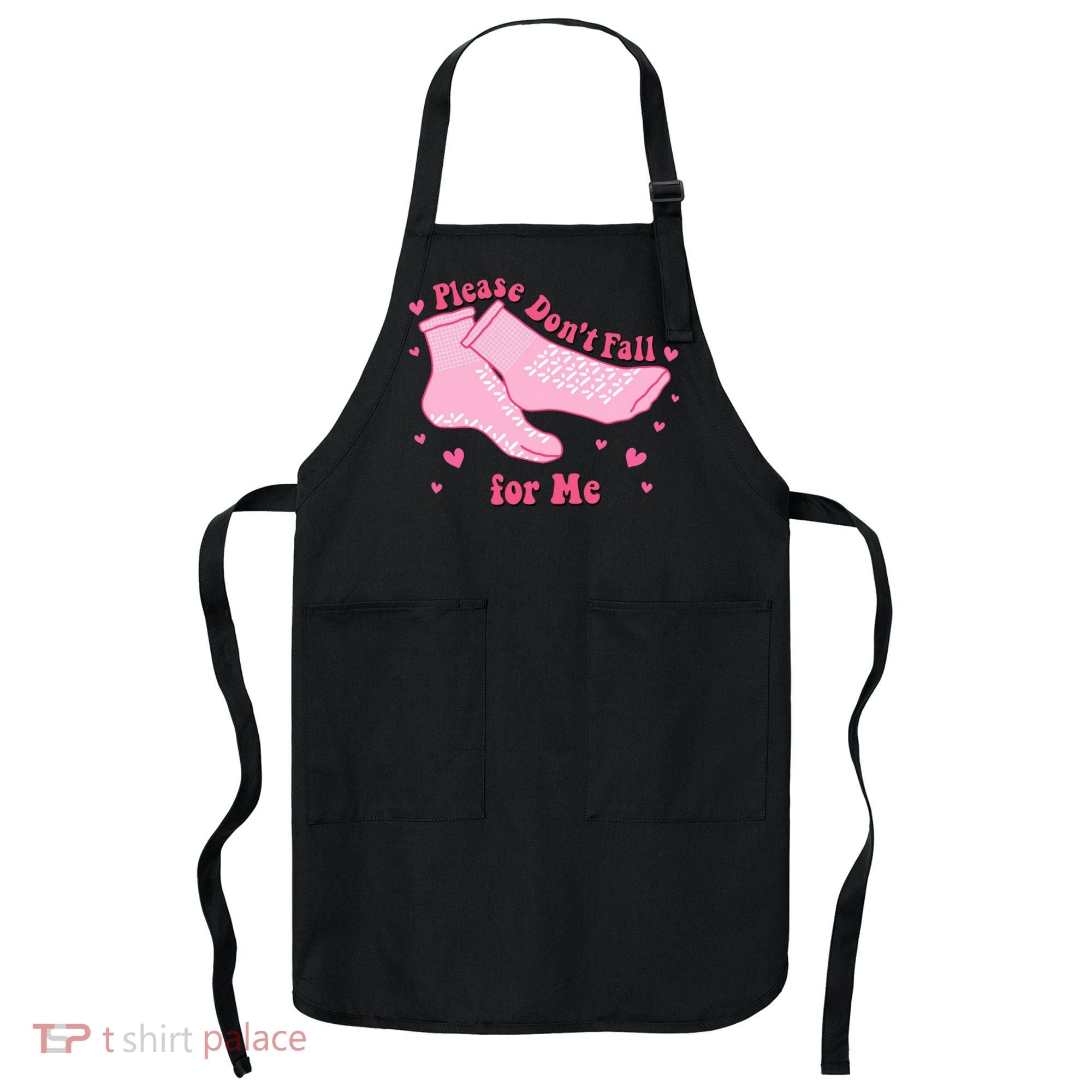 Please Dont Fall For Me Funny Nurse Valentine Apron