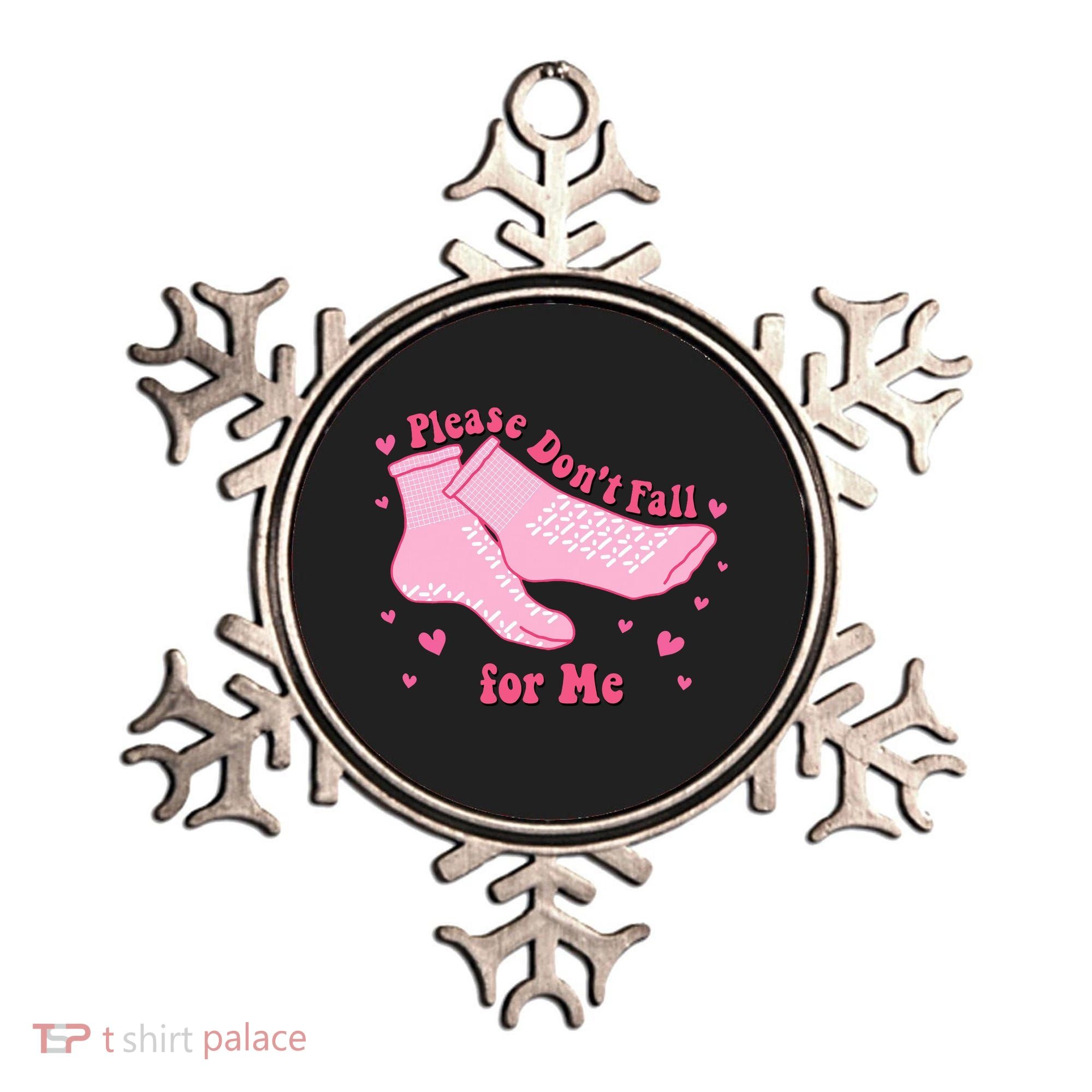 Please Dont Fall For Me Funny Nurse Valentine Ornament