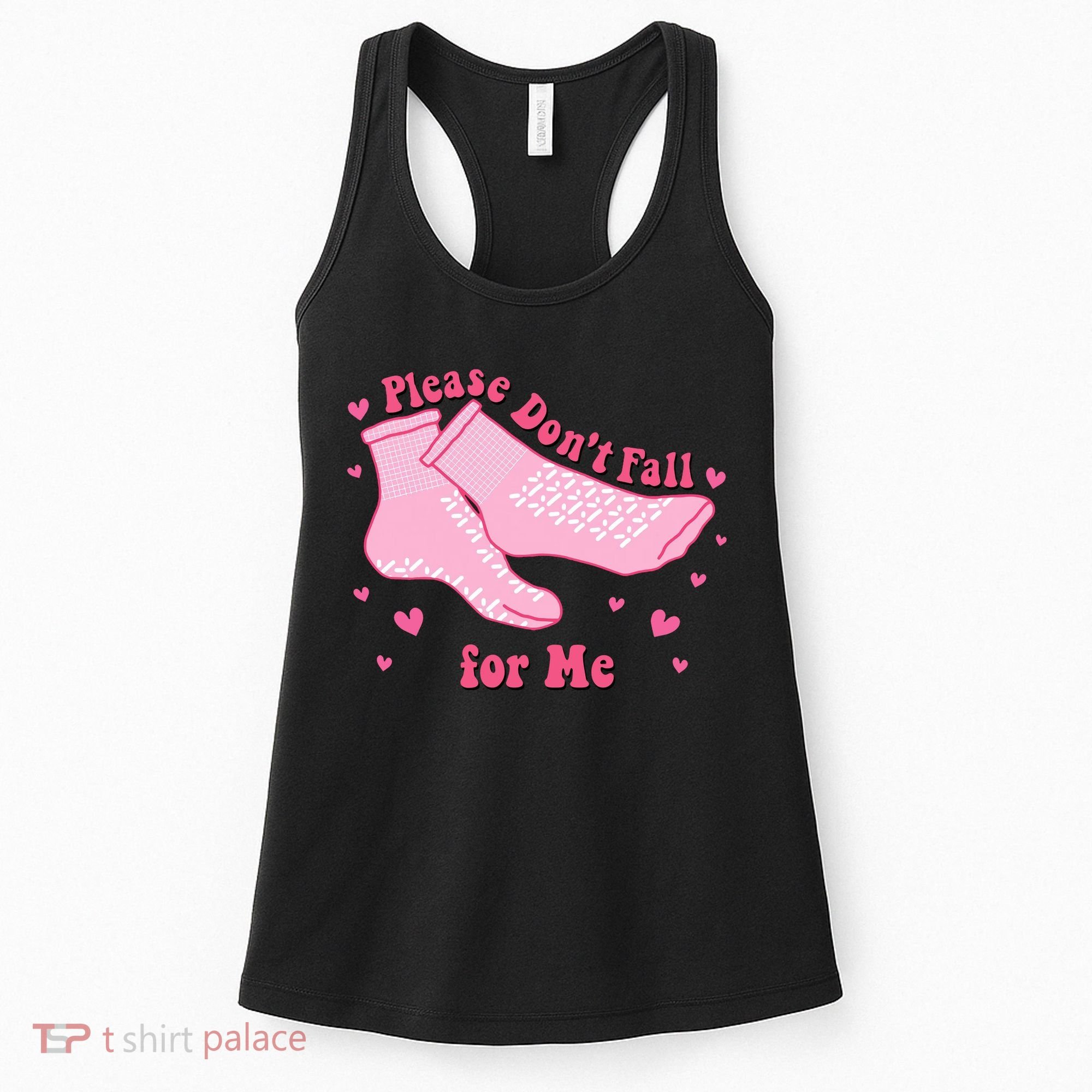 Please Dont Fall For Me Funny Nurse Valentine Women's Tank Top
