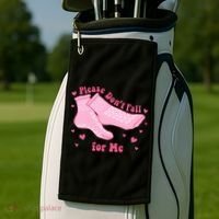 Please Dont Fall For Me Funny Nurse Valentine Golf Towel thumb 2