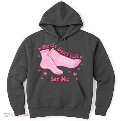 Please Dont Fall For Me Funny Nurse Valentine Hoodie