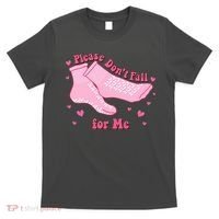 Please Dont Fall For Me Funny Nurse Valentine T-Shirt thumb 0