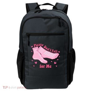 Please Dont Fall For Me Funny Nurse Valentine Backpack