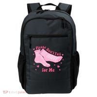 Please Dont Fall For Me Funny Nurse Valentine Backpack thumb 0