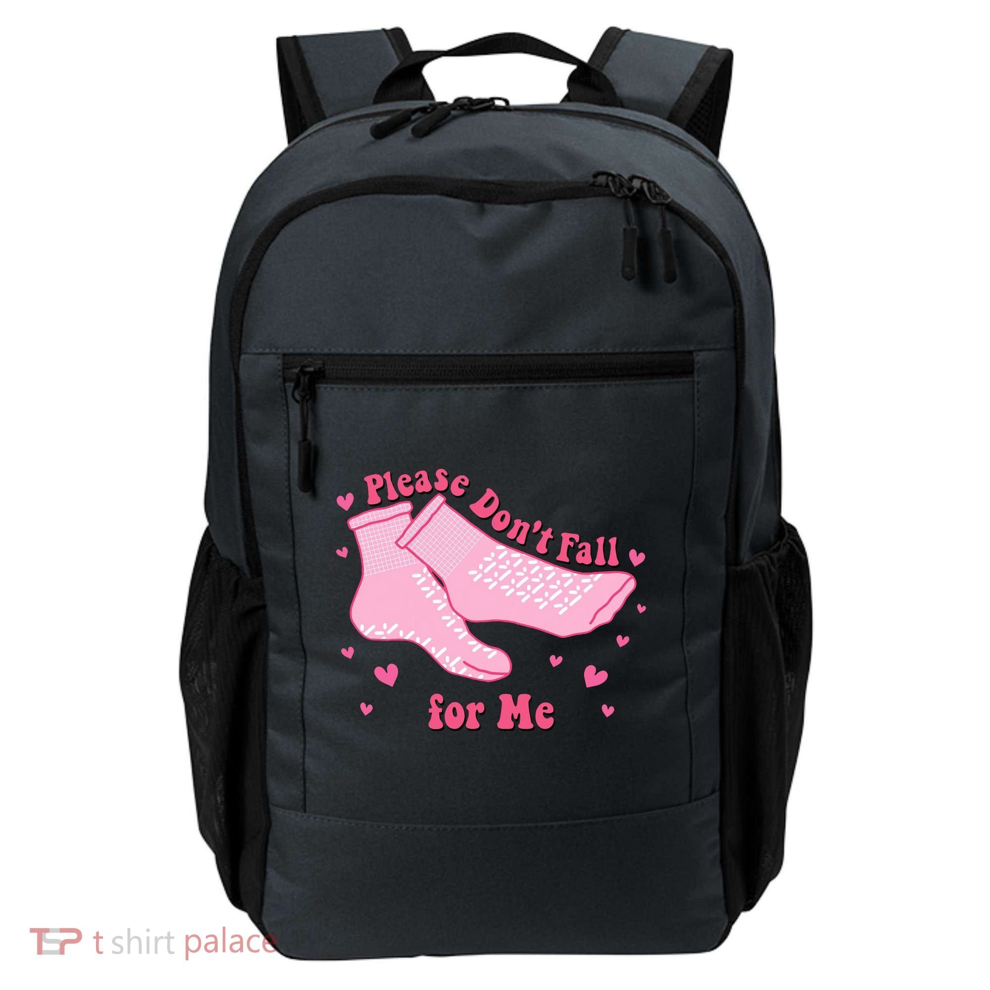 Please Dont Fall For Me Funny Nurse Valentine Backpack