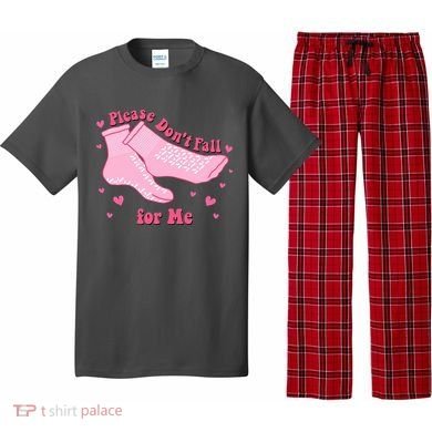 Please Dont Fall For Me Funny Nurse Valentine Pajama Set