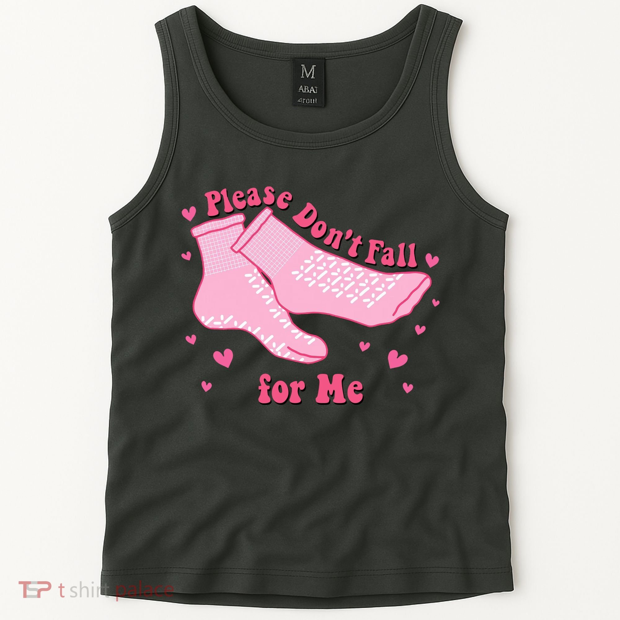 Please Dont Fall For Me Funny Nurse Valentine Tank Top