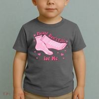 Please Dont Fall For Me Funny Nurse Valentine Toddler T-Shirt thumb 2