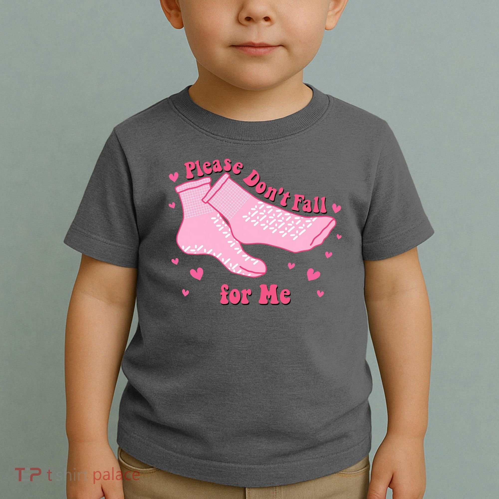 Please Dont Fall For Me Funny Nurse Valentine Toddler T-Shirt