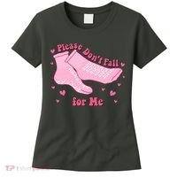 Please Dont Fall For Me Funny Nurse Valentine Women's T-Shirt thumb 0