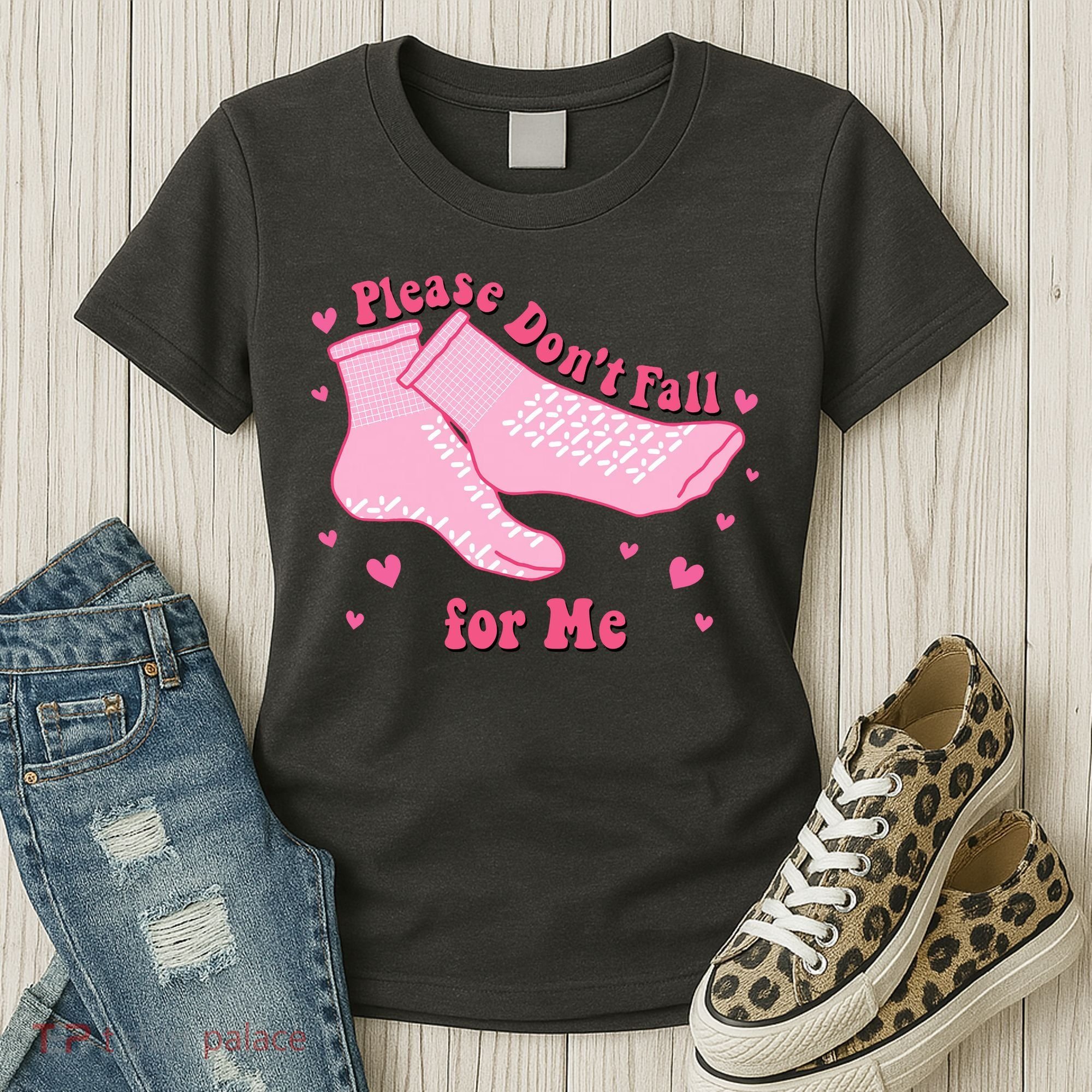 Please Dont Fall For Me Funny Nurse Valentine Women's T-Shirt