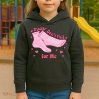 Please Dont Fall For Me Funny Nurse Valentine Kids Hoodie thumb 3