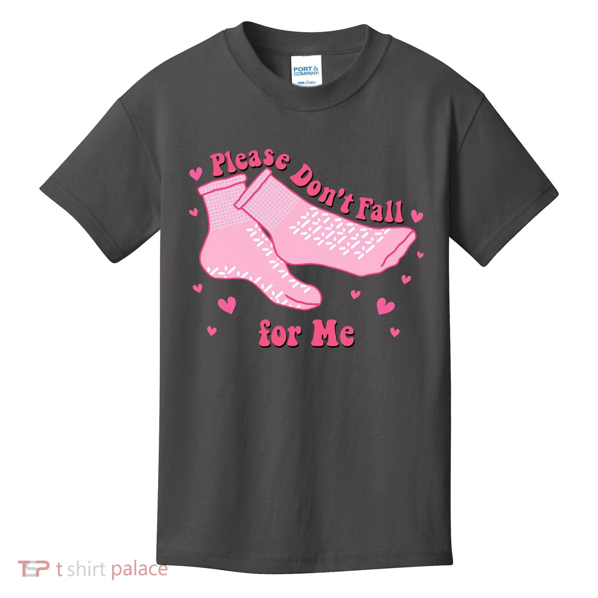 Please Dont Fall For Me Funny Nurse Valentine Kids T-Shirt