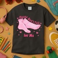 Please Dont Fall For Me Funny Nurse Valentine Kids T-Shirt thumb 3