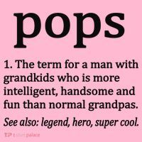Pops Definition Funny Pops Grandpa Coaster thumb 2