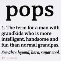 Pops Definition Funny Pops Grandpa Long Sleeve Shirt thumb 2