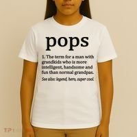 Pops Definition Funny Pops Grandpa T-Shirt thumb 4