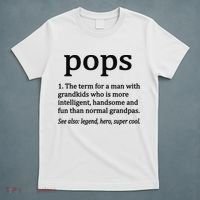 Pops Definition Funny Pops Grandpa T-Shirt thumb 5