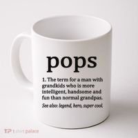 Pops Definition Funny Pops Grandpa Coffee Mug thumb 0